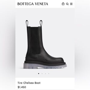 Bottega Veneta Tire Chelsea Boot